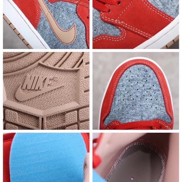 Air Jordan 1 mid "Denim" DM4352-600 sizes 7-13 brand new original box authentic - Picture 4 of 8